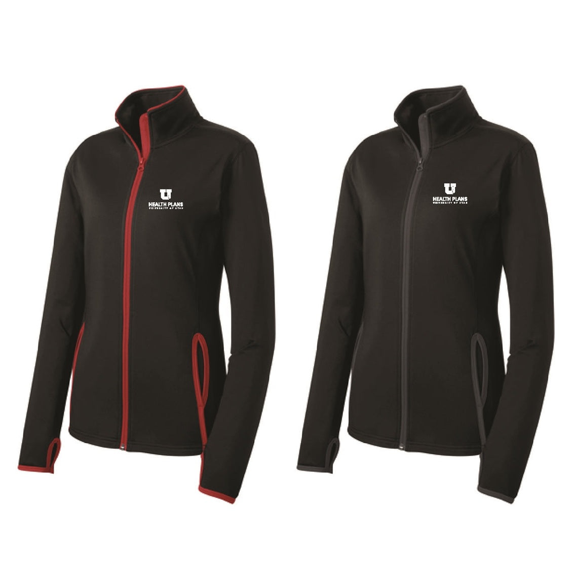 Sport-Tek Ladies Contrast Full-Zip Jacket