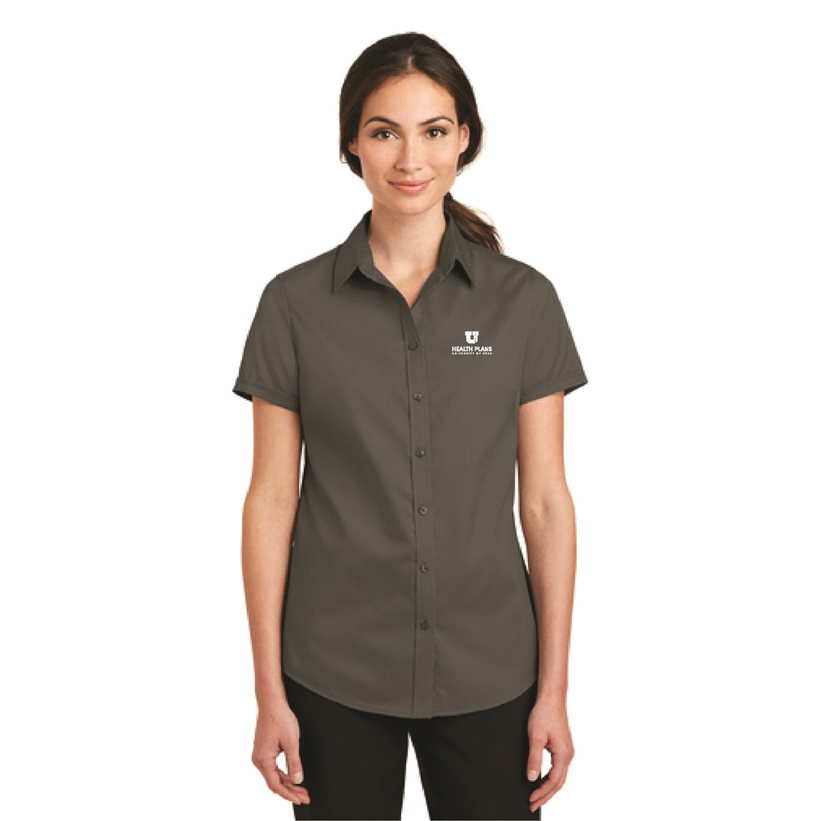 Port Authority Ladies Short Sleeve SuperPro Twill Shirt