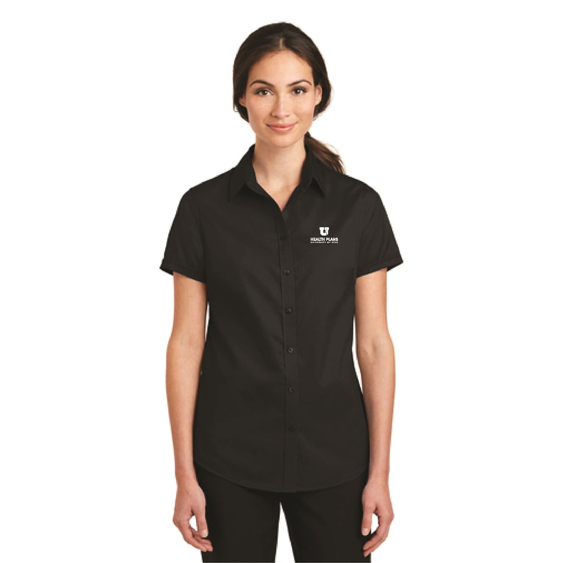 Port Authority Ladies Short Sleeve SuperPro Twill Shirt