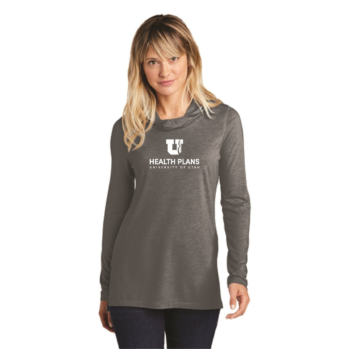 Sport-Tek Ladies Tri-Blend Wicking Long Sleeve Hoodie