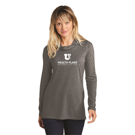 Sport-Tek Ladies Tri-Blend Wicking Long Sleeve Hoodie