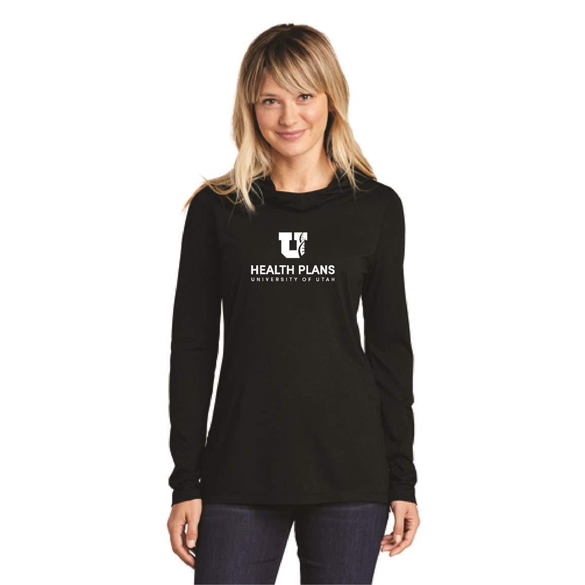Sport-Tek Ladies Tri-Blend Wicking Long Sleeve Hoodie