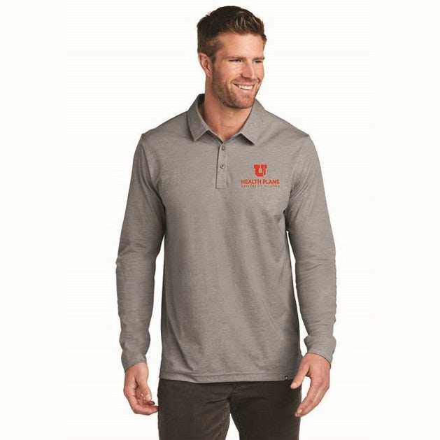 TravisMathew Oceanside Heather Long Sleeve Polo