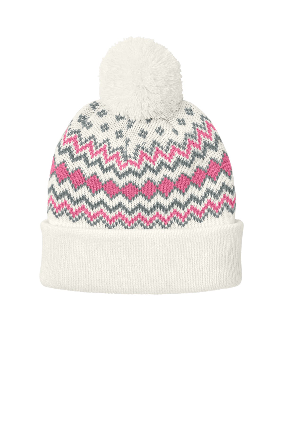 Marshmallow/ Awareness Pink/ Gusty Grey - 