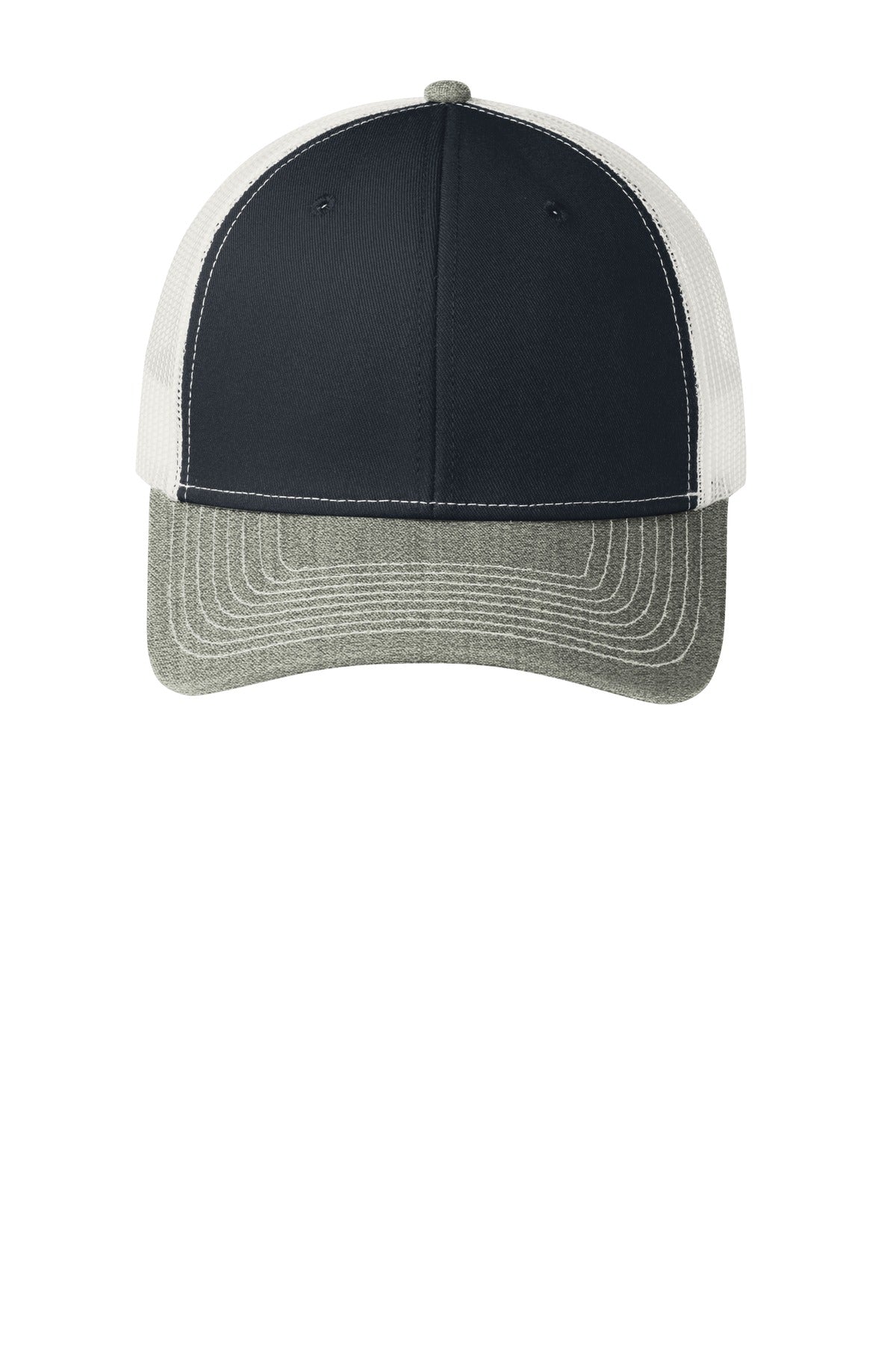 Rich Navy/ Heather Grey/ White - 